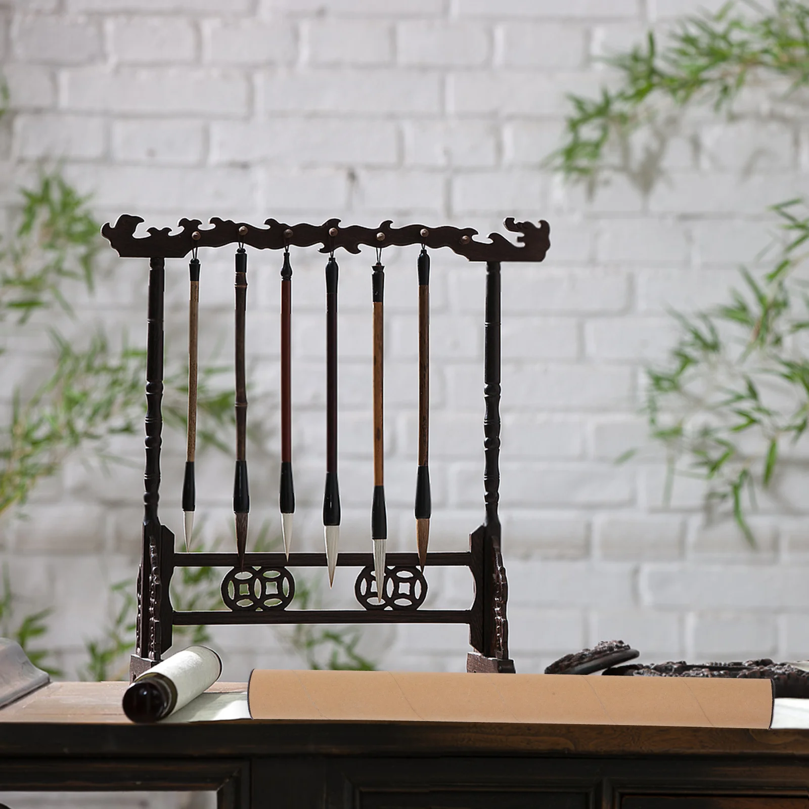 10 قطعة Multiscenario كرافت أنابيب الورق الملصقات خرائط وثائق الأعمال الفنية تخزين الشحن 50x5 سنتيمتر ورقة اسطوانة أنبوب الرسم