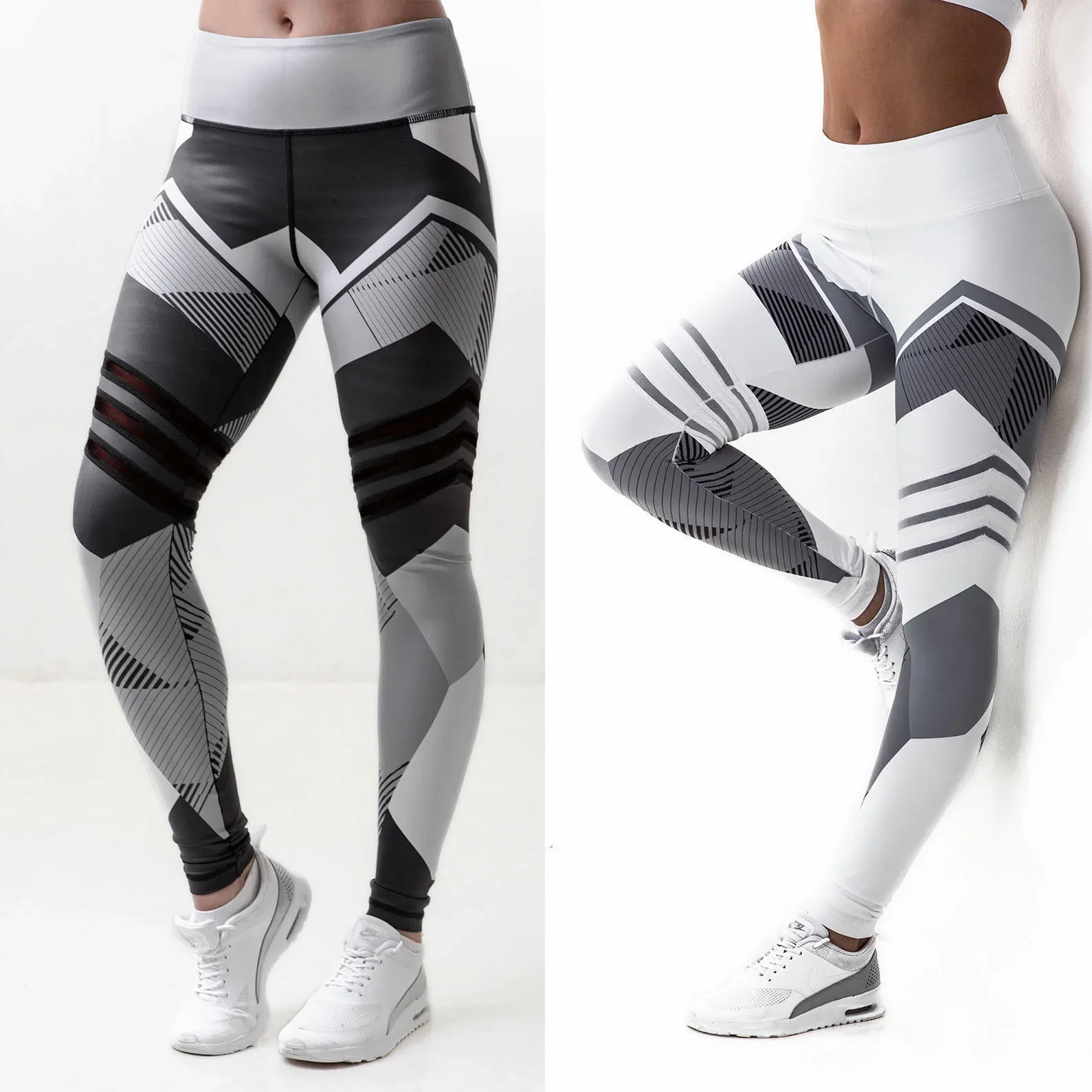 Leggings de yoga à impression numérique pour femmes, pantalons de course, taille haute, levage de la hanche, fitness