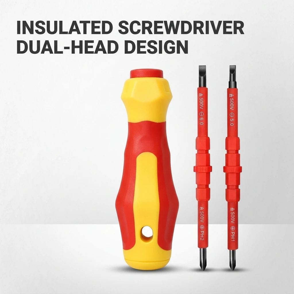 3 In 1 Insulated Screwdriver Set Multi-purpose Screwdriver Electricians Slotted Cross Screwdriver Bit Tools Kit Set New