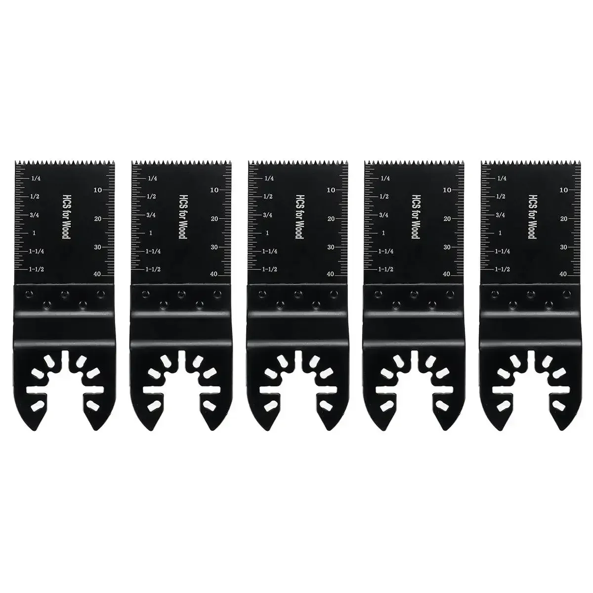 44mm 22PCS Black High Carbon Steel High Accuracy Saw Blades Universal Oscillating Multi-Tools 34mm/44mm