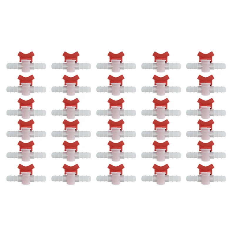 

A50I 30 шт. клапан переключателя капельного орошения колючий шланг ID шаровой клапан для шлангов капельного орошения сельскохозяйственный сад