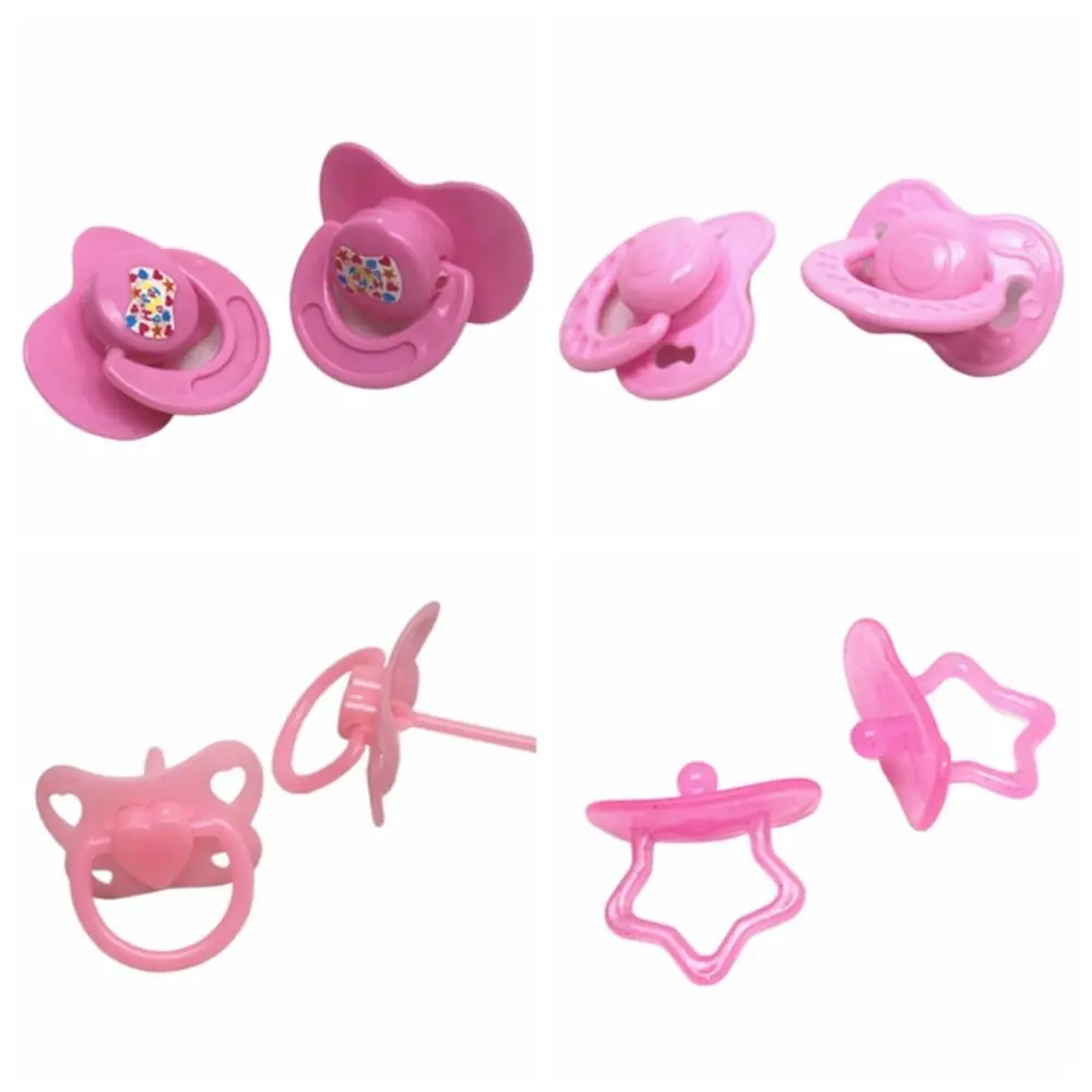 

Photo Props Pretend Play Doll Pacifier DIY Decoration Games Toys Miniature Pacifier Pink Feeding Pacifier Toy Doll Accessories