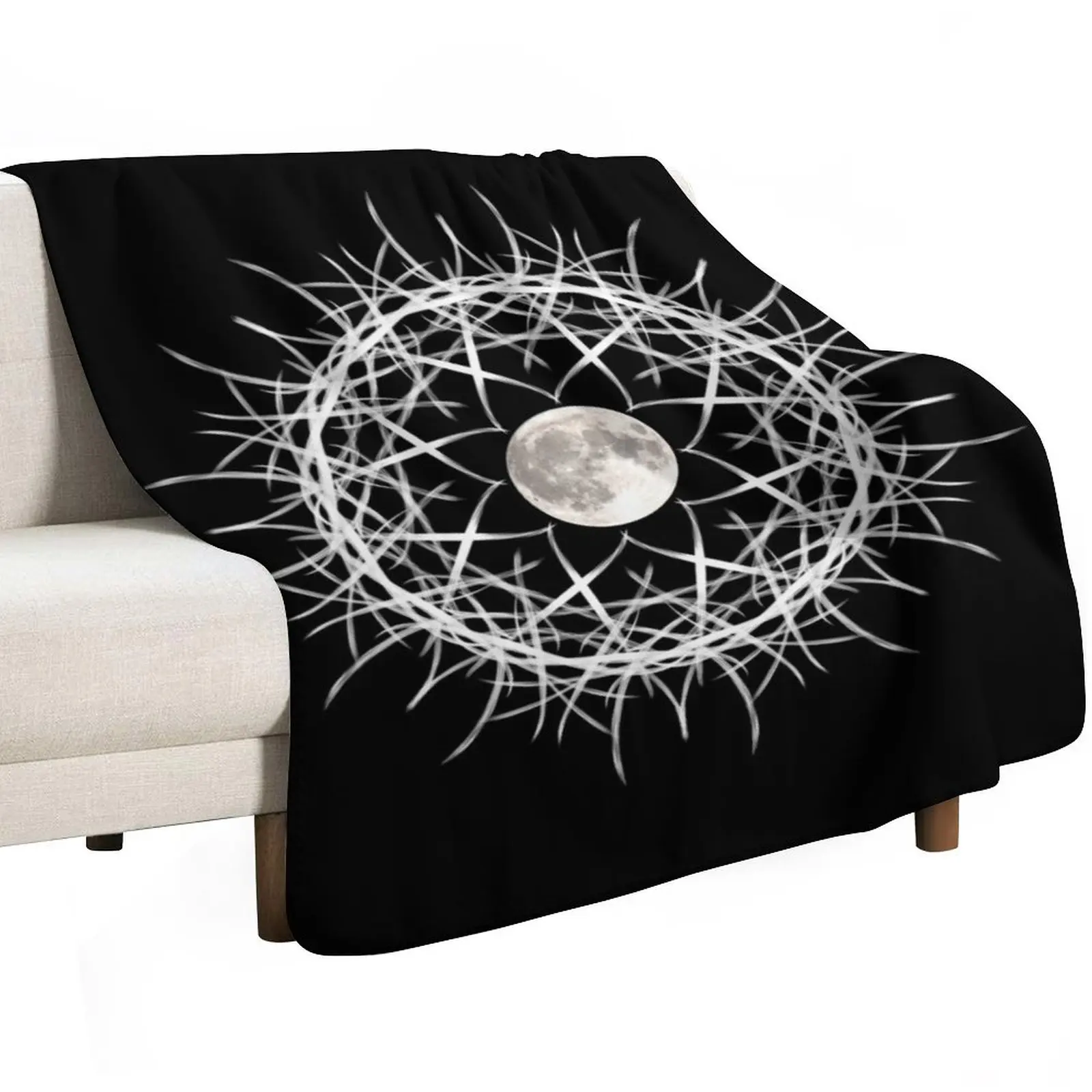 Midnight's Claws Throw Blanket Designers Blankets For Sofas Decorative Throw funny gift manga Bed covers Blankets