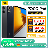 Tablet POCO Pad Global version LCD screen 12.1 inch 120Hz 2.5K Snapdragon 7s Gen 2 octa cores 10000mAh battery