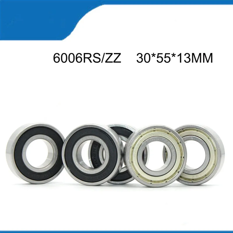 

5PCS/Lot High Quality 6006ZZ 6006-2RS Ball Bearing (30*55*13 MM) Deep Groove Ball Bearing 6006RS/ZZ( ABEC-1)