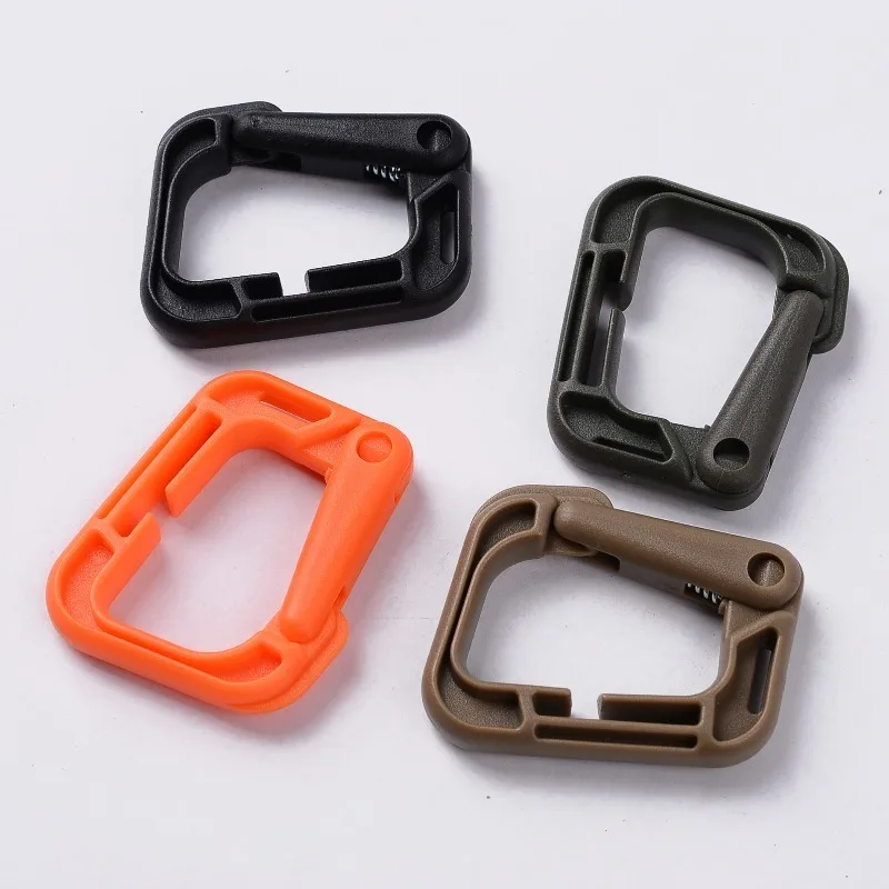 

EDC D-Ring Spring Plastic Webbing Loop for Outdoor Camping Tactical Backpack Accessories EDC Tools