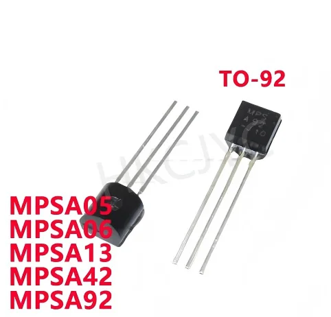 50/PCS  MPSA05 MPSA06 MPSA13 MPSA42 MPSA92 TO-92 NPN transistor