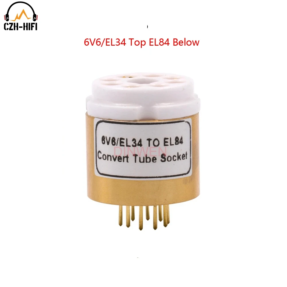 فراغ أنبوب المقبس محول محول ، Amplifier مكبر الصوت ، يدوية الصنع ، ECC40 إلى 12AX7 ECC82 إلى 6SN7 5Z3 إلى 5U4 EL34 إلى EL84
