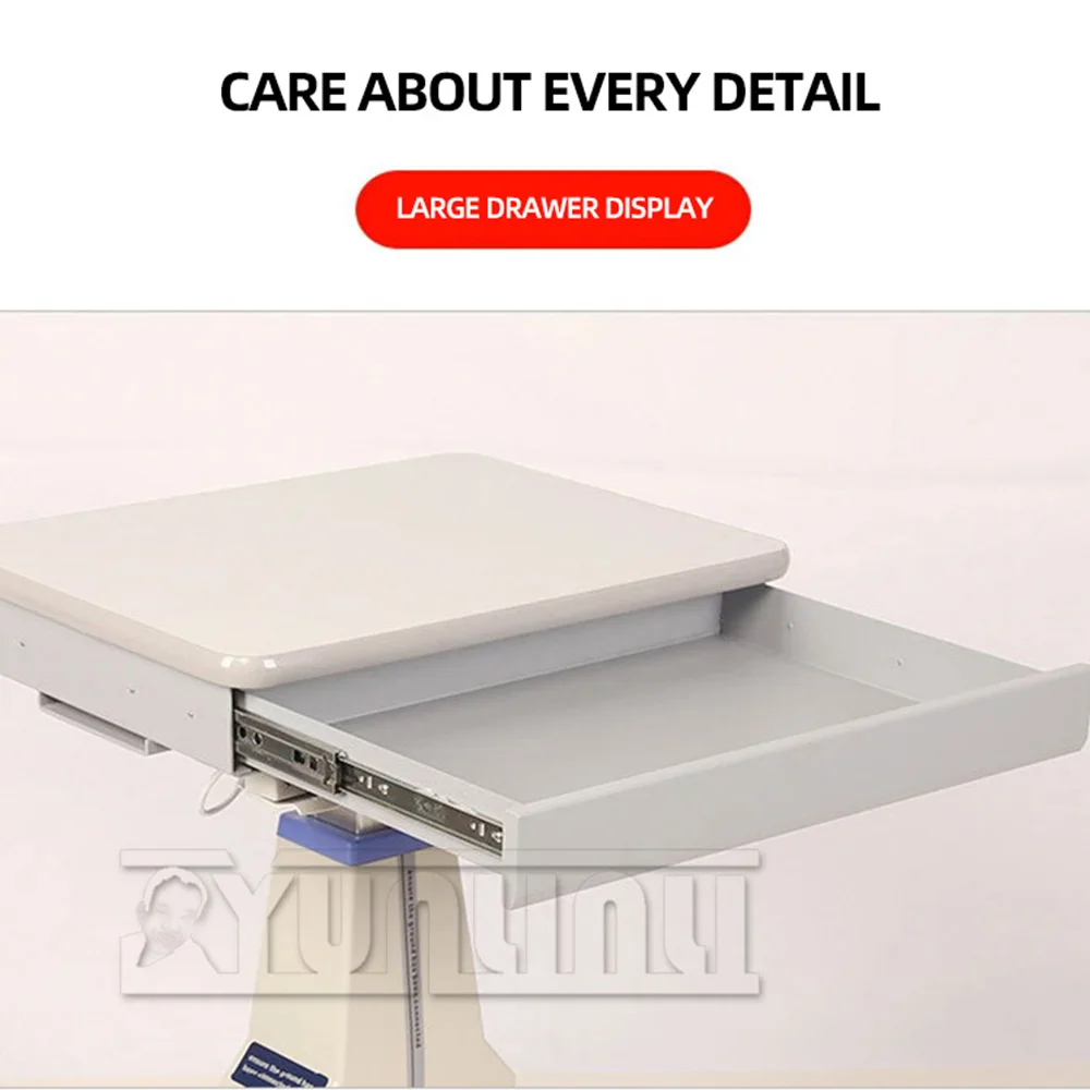 Electric Optometry Lifting Table, Computer Optometry Instrument Lifting Table with Inspection Disc Drawer 2025 NEW