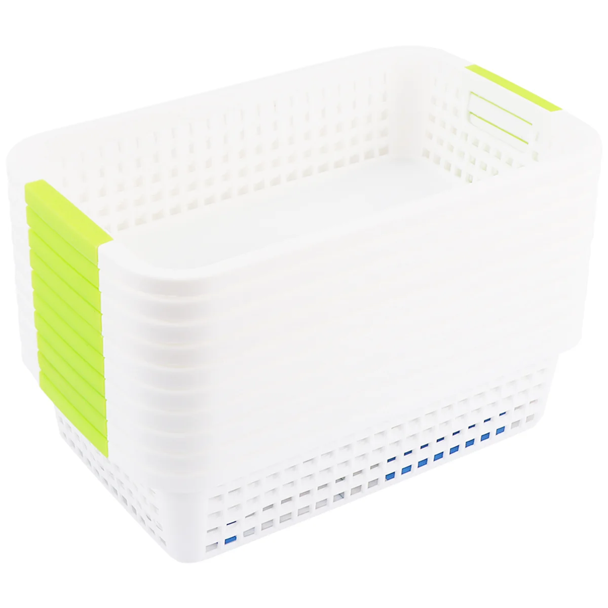 

10Pcs Plastic Sorting Basket Practical Storage Container for Household Desktop Organizer Bedroom Kitchen Bathroom Storage