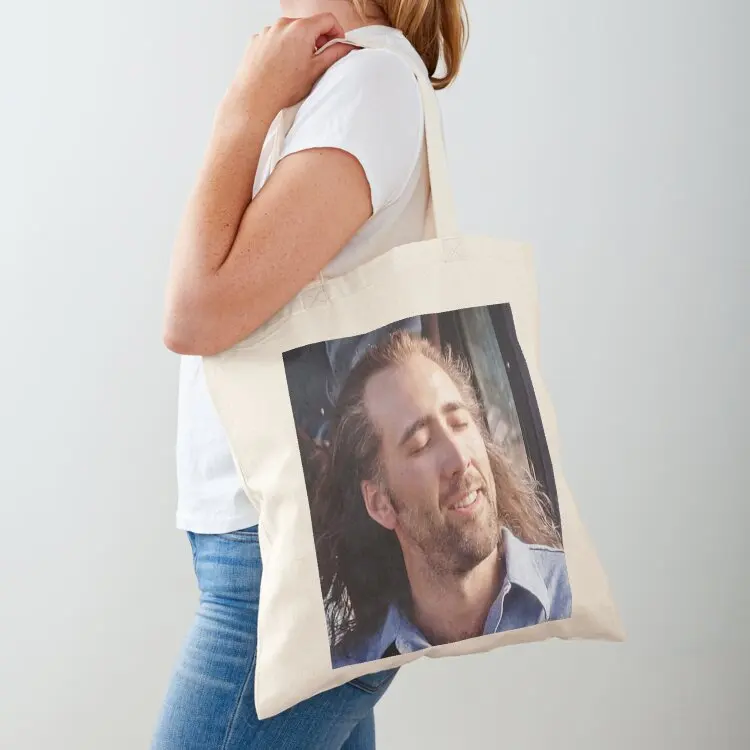 

Nicolas Cage Tote Bag canvas tote custom tote bag shopper bag women