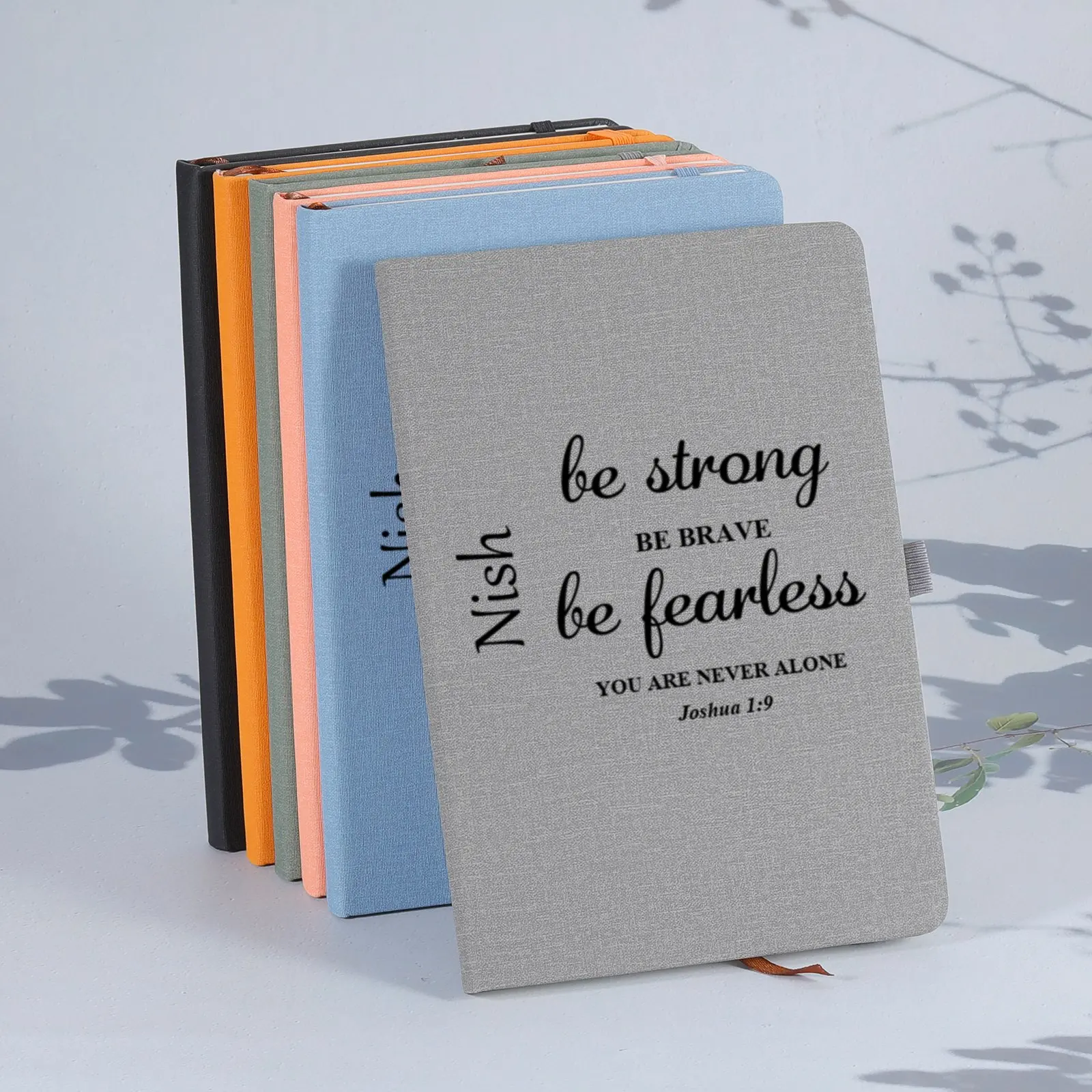 

Be Fearless YOU ARE NEVER ALONE Personalized Custom Name Journal Notepad Inspirational Notebook Gifts Anniversary Birthday Gifts