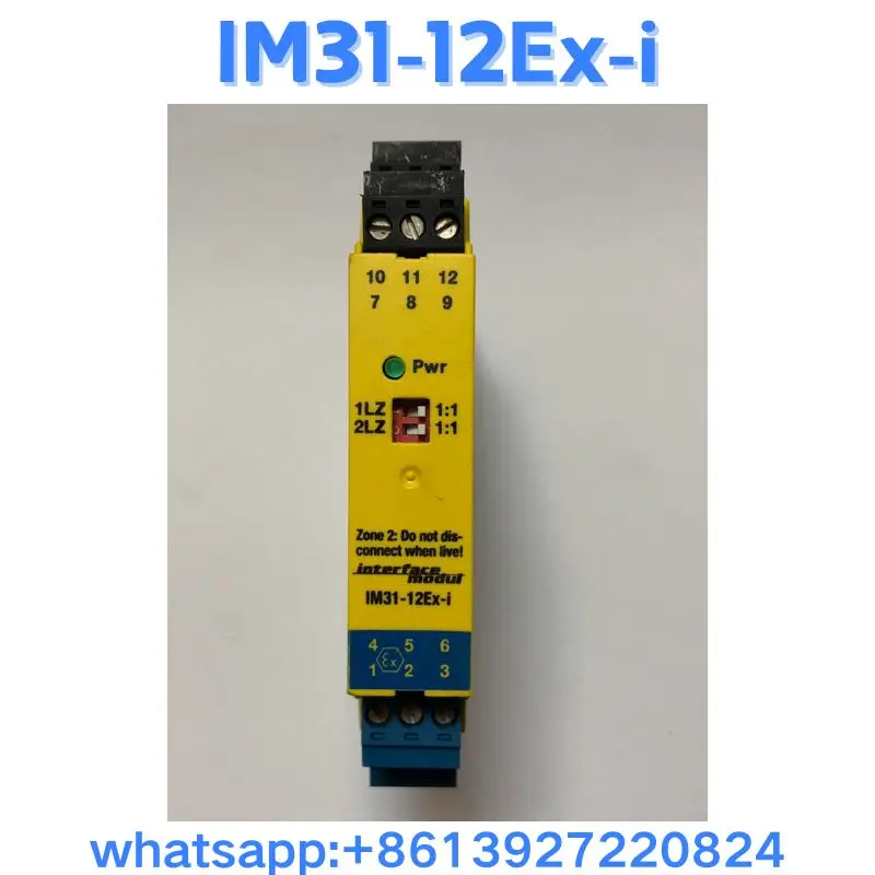 

Used Safety barrier IM31-12Ex-i test OK Fast Shipping