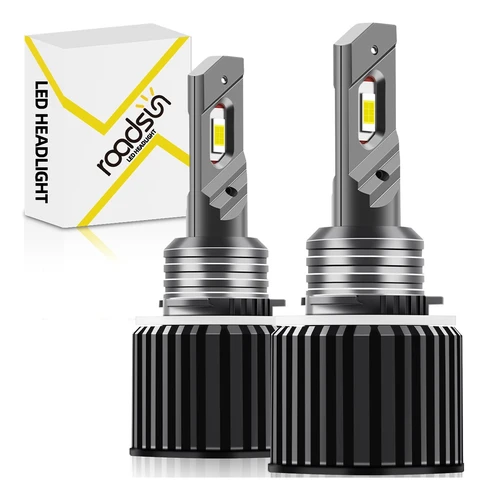 Bombillas LED para faros delanteros de coche, luz de conducción diurna de 12V, 6500K, Canbus blanco para Golf 6, VW, BMW y Audi, H15, 2 piezas