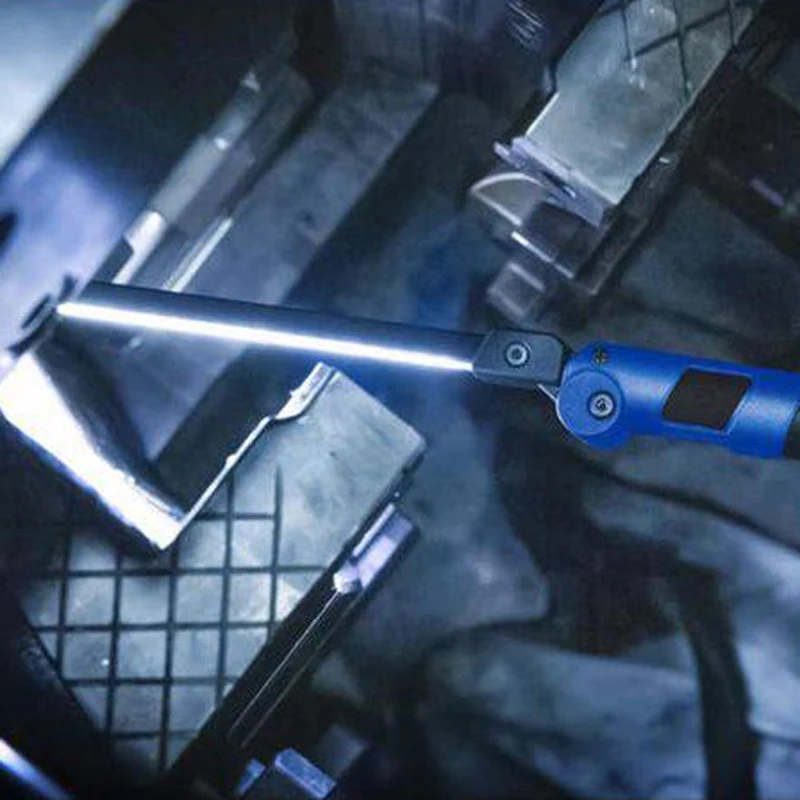 Rechargeable LED Work Light, Portable Folding High-Intensity Flashlight, Handheld Inspection Light for Auto Repair