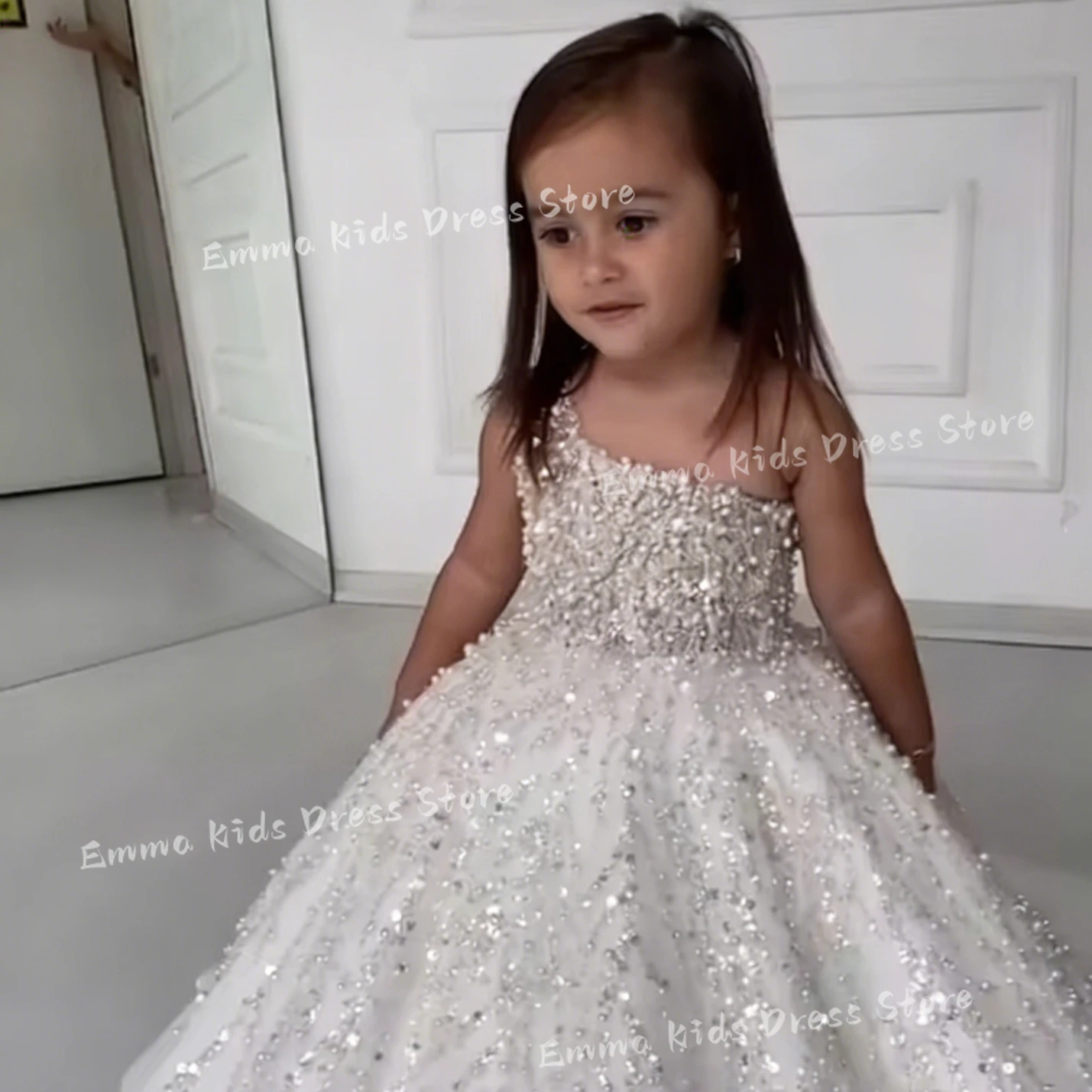 custom-flower-girl-dress-wedding-sleeveless-sparkling-beaded-long-birthday-children's-first-communion-dress