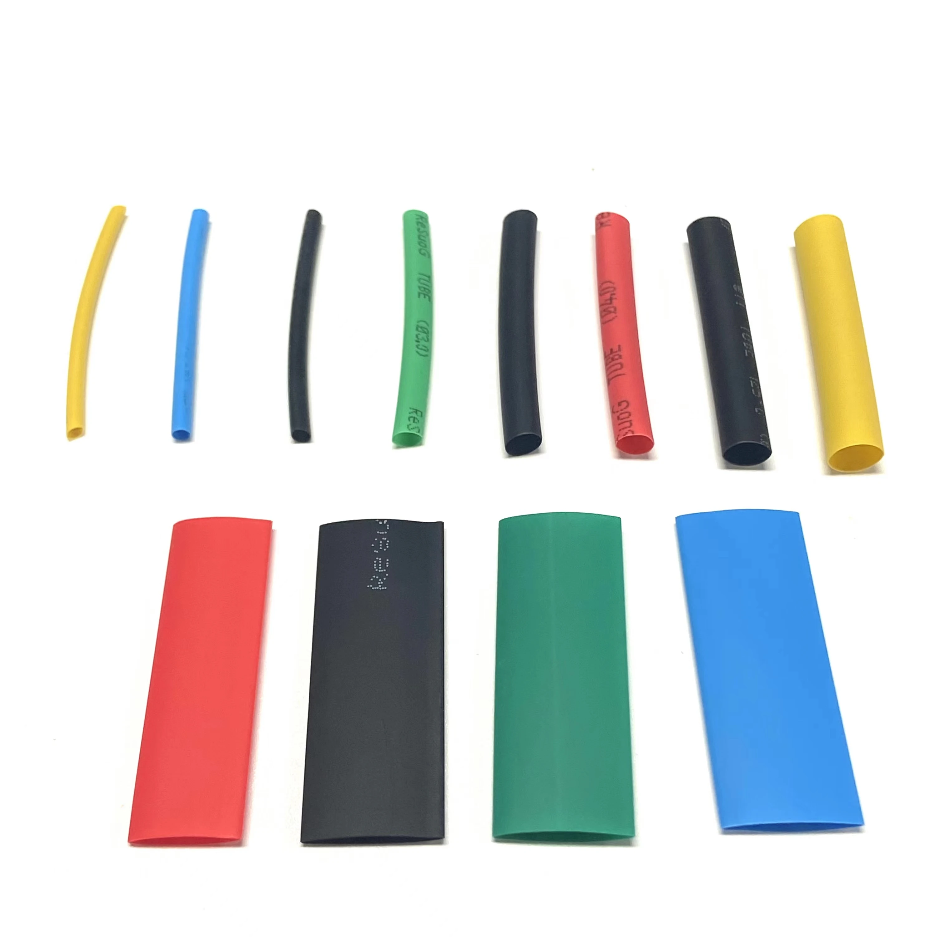 530pcs/box Heat Shrinkable Tube Shrinking Assorted Polyolefin Insulation Sleeving 2:1 Wire Cable Sleeve DIY Wire Repair