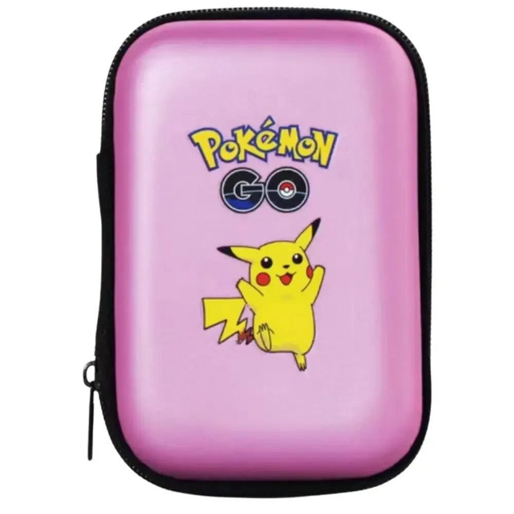 Pokemon Pikachu Game Card Storage Bag Cartoon Figure Portable Collect Trading Card Protection Box Binder Kids Gifts Toys