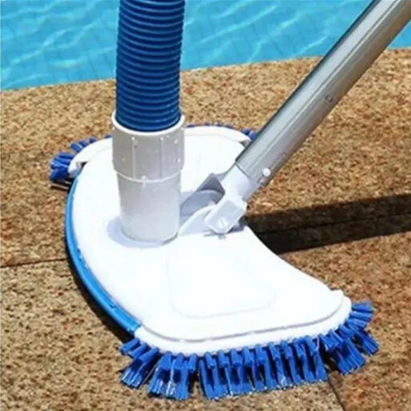 

Curved Vacuum Cleaner Suction Head Swimming Pool Cleaning Brush Save Labour Bath Spas Hotel Shower Swimming Pool Cleaning Tools