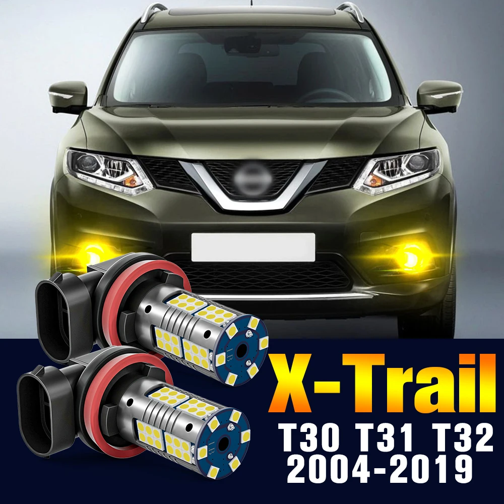 

2pcs LED Fog Light Bulb Lamp For Nissan X-Trail X Trail XTrail T30 T31 T32 2004-2019 2013 2014 2015 2016 2017 2018 Accessories