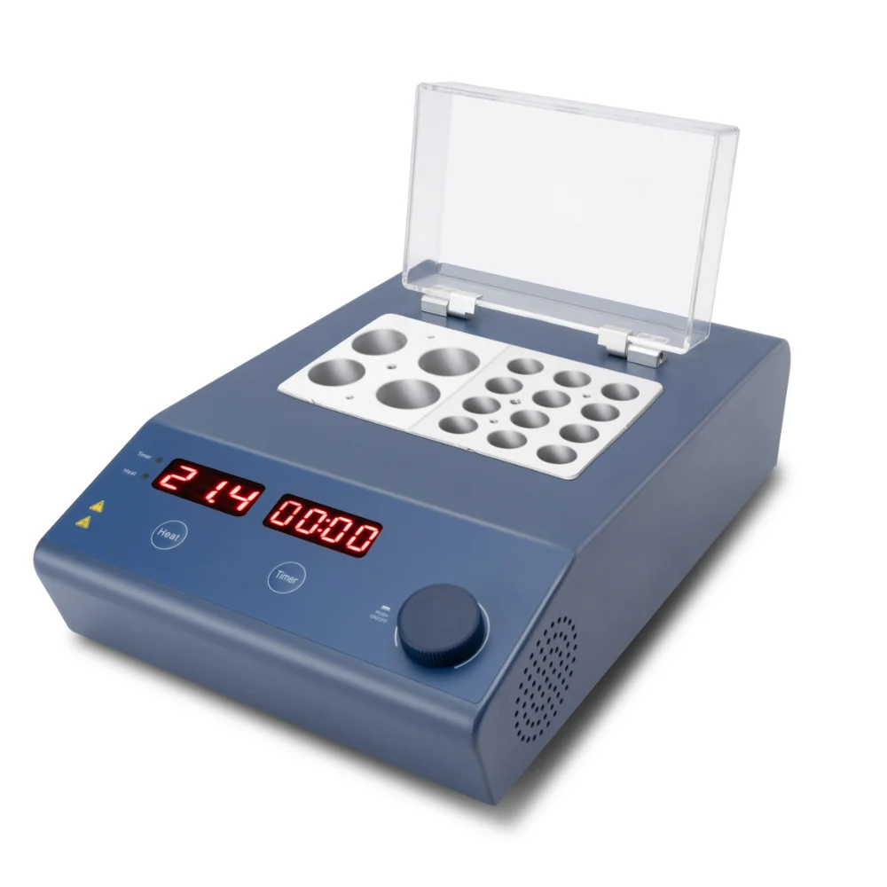 HB150-S1 HB150-S2 Dry Bath Incubator Lab Heating Equipment for 10ml PRP Tubes Biological Sample with Metal Bath Block