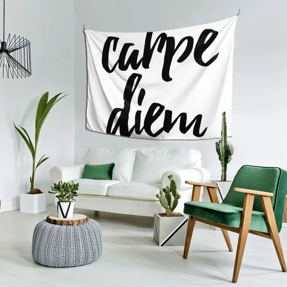 

CARPE DIEM Tapestry Home Decoration Accessories Decoration For Bedroom Japanese Room Decor Decoration Aesthetic Tapestry