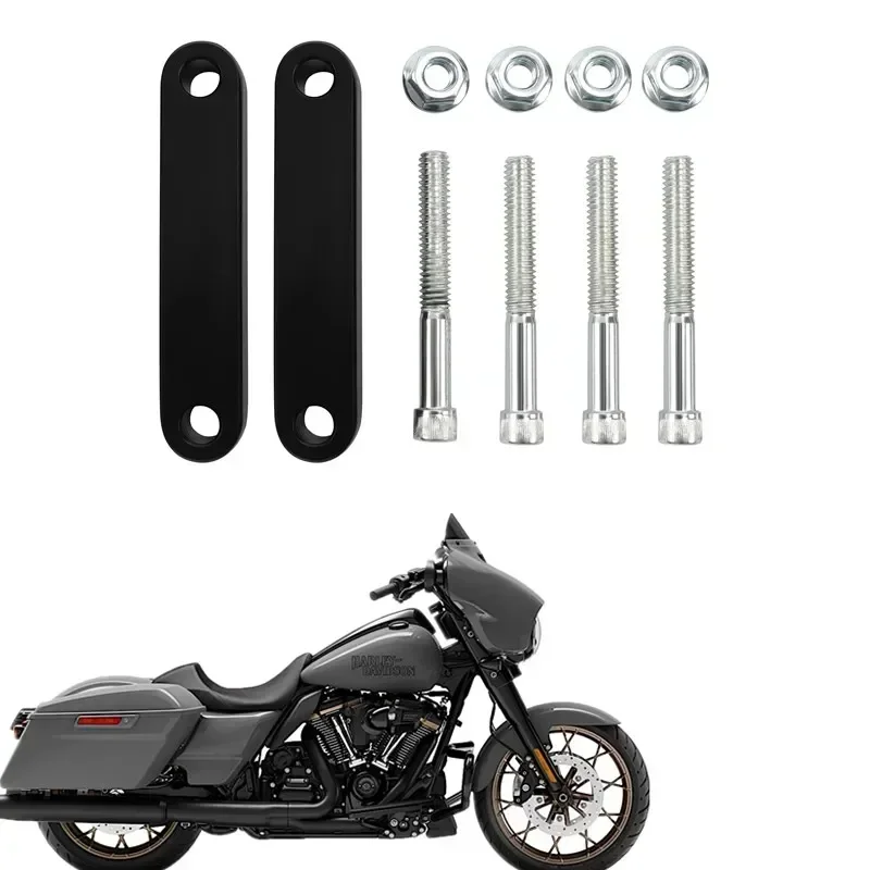 

For Harley Touring Road Electra Street Glide Custom Bagger Accesorios moto Front Fender Space Mount 21" 23" 26" 30"