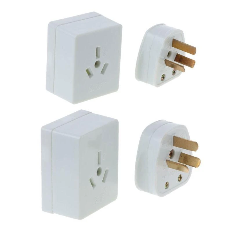 AC250V 10A/16A Wall Plate Socket Protector Wall Outlet Replacement for Home, School, Office White