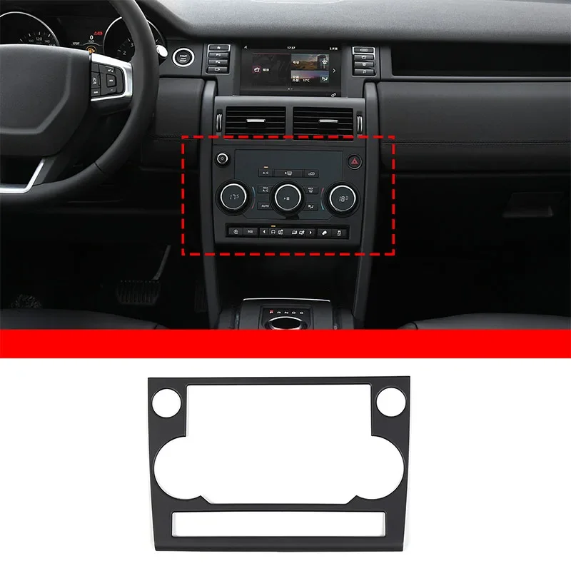 

For Land Rover Discovery Sport 2015-2018 ABS Matte Black car styling Center Console Mode Button Frame Sticker Car Accessories