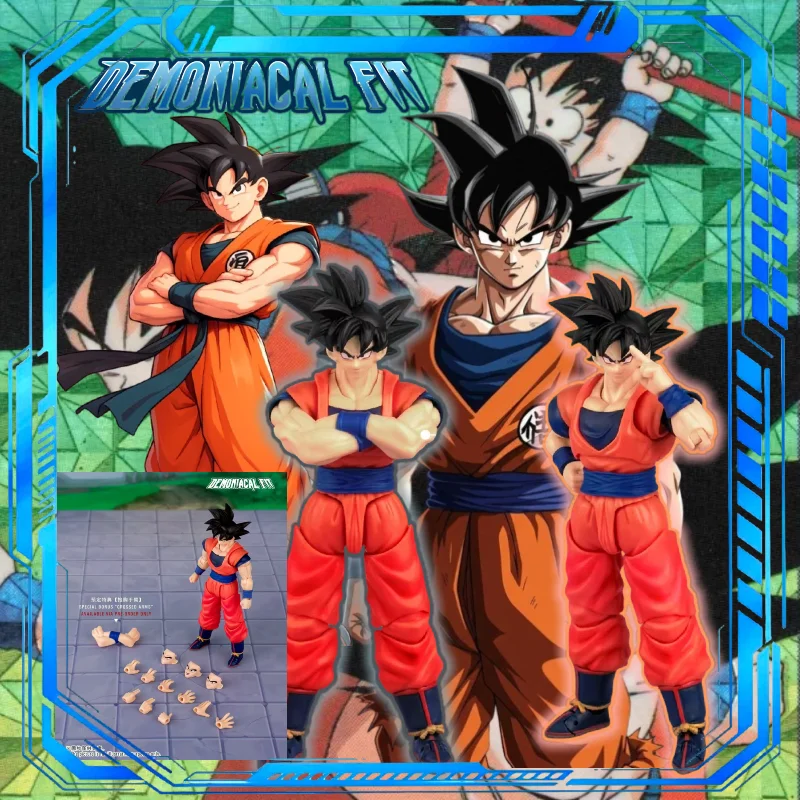 

Demoniacal Fit Goku Figure Martialist Forever Evolve in Combat 1/12 Scale DBZ Articulated Goku Action Figure Collectible Gift