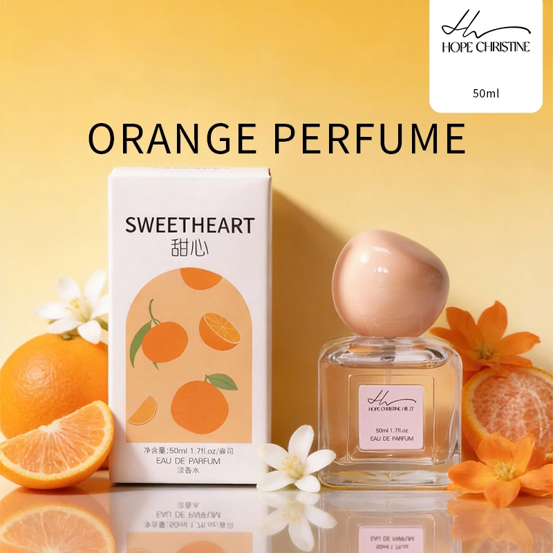 

Hope Christine Zesty Orange Perfume Eau De Parfum for Women 50ML Long-Lasting Non-Overpowering Scent for Workplace Daily Use