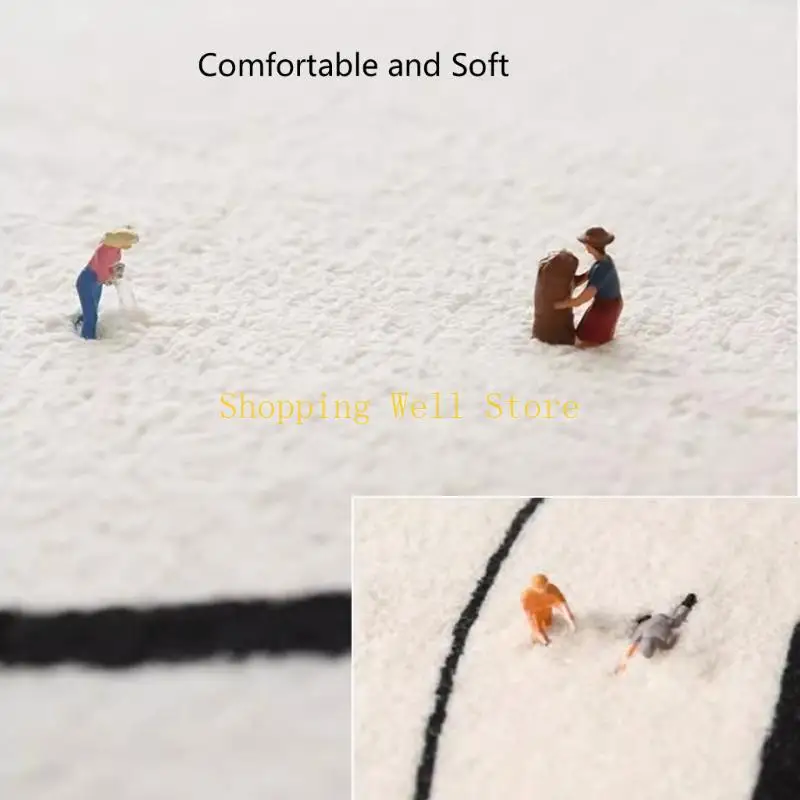 KX4B حمام حصيرة عيد الميلاد ندفة الثلج شكل بُساط حمام مع امتصاص قوي زلة مقاومة وسادة أرضية تماما الحفاظ على الأرض جافة #1