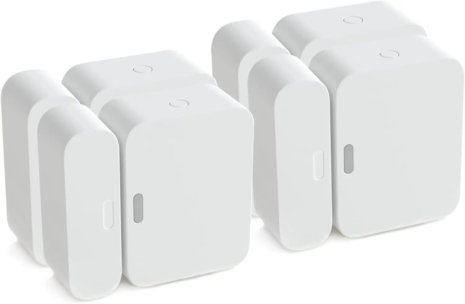 

Комплект из 4 датчиков движения для окон и дверей, компактный дизайн, мгновенные оповещения и простая установка