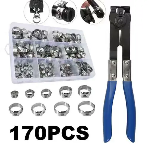 Unlimited Single Ear Clamp 45/70/130/170/210PCS 5.8-23.6 Various Specifications Available for Selective Picking in Manufacturing