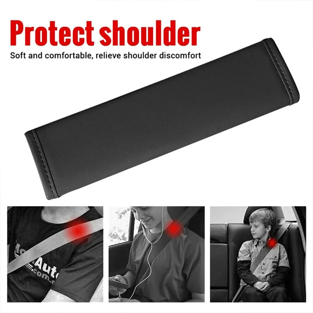 Leather seat belt shoulder pad,car anti-wear anti-shoulder,car accessories,for Volkswagen Rline t-cross Arteon Jetta Caddy GTI