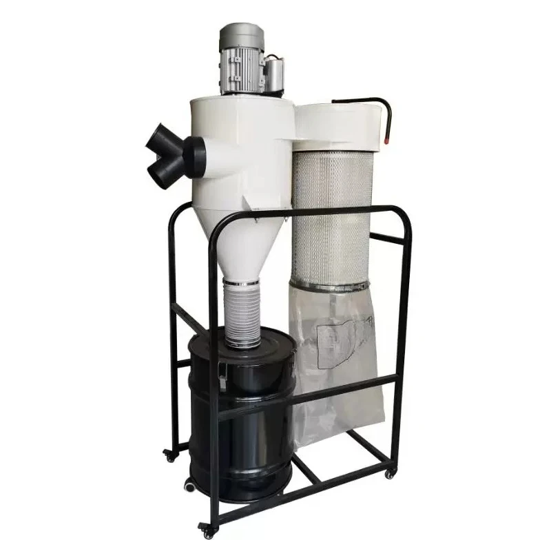 1.5KW-2.2KW Industrial Mobile Bag Filter Dust Collector Engraving Machine Cyclone Vacuum Cleaner