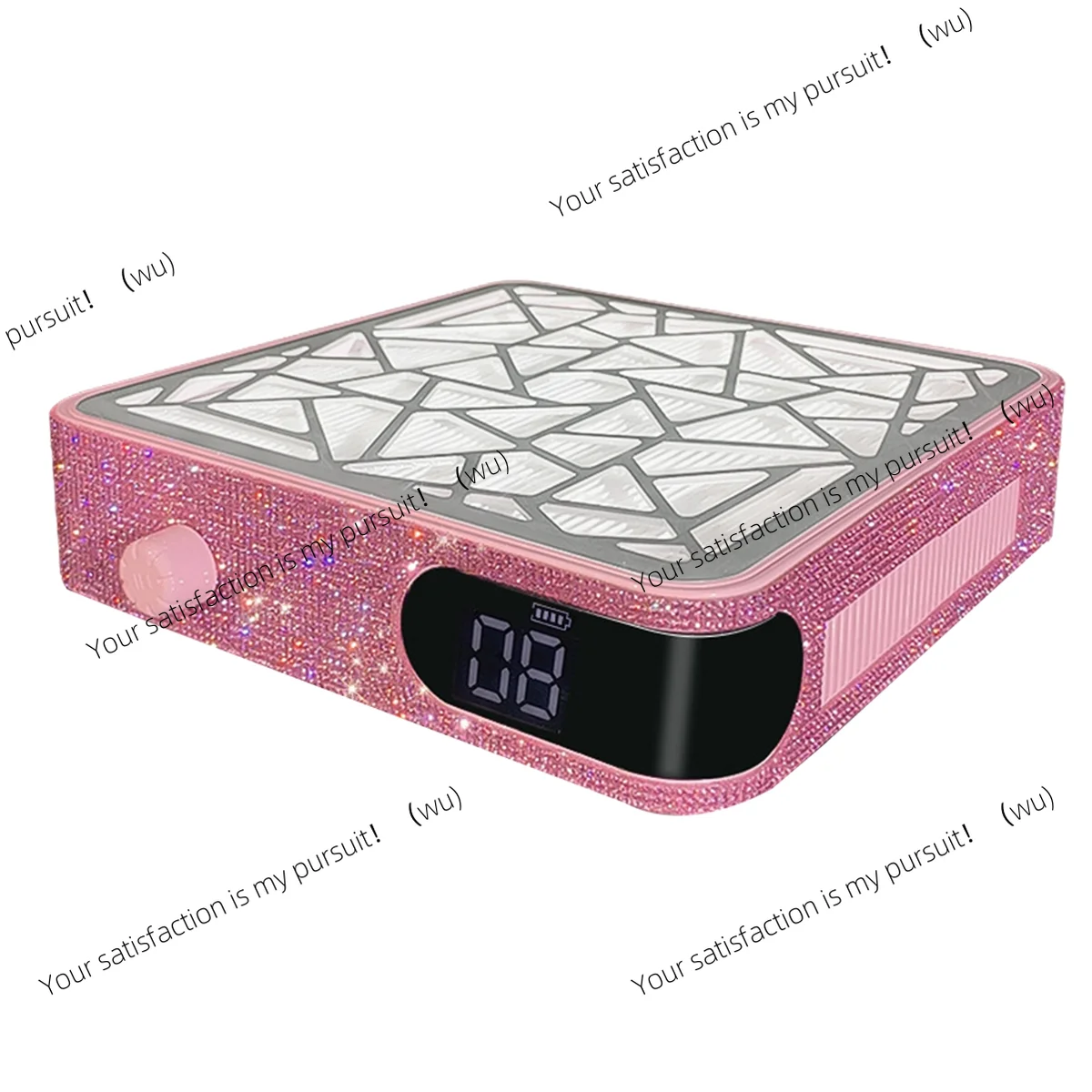 For Professional Brushless Nail Dust Collector: 48W Efficient Suction Nail Tech, Collector Extractor Nail Vacuum Pink
