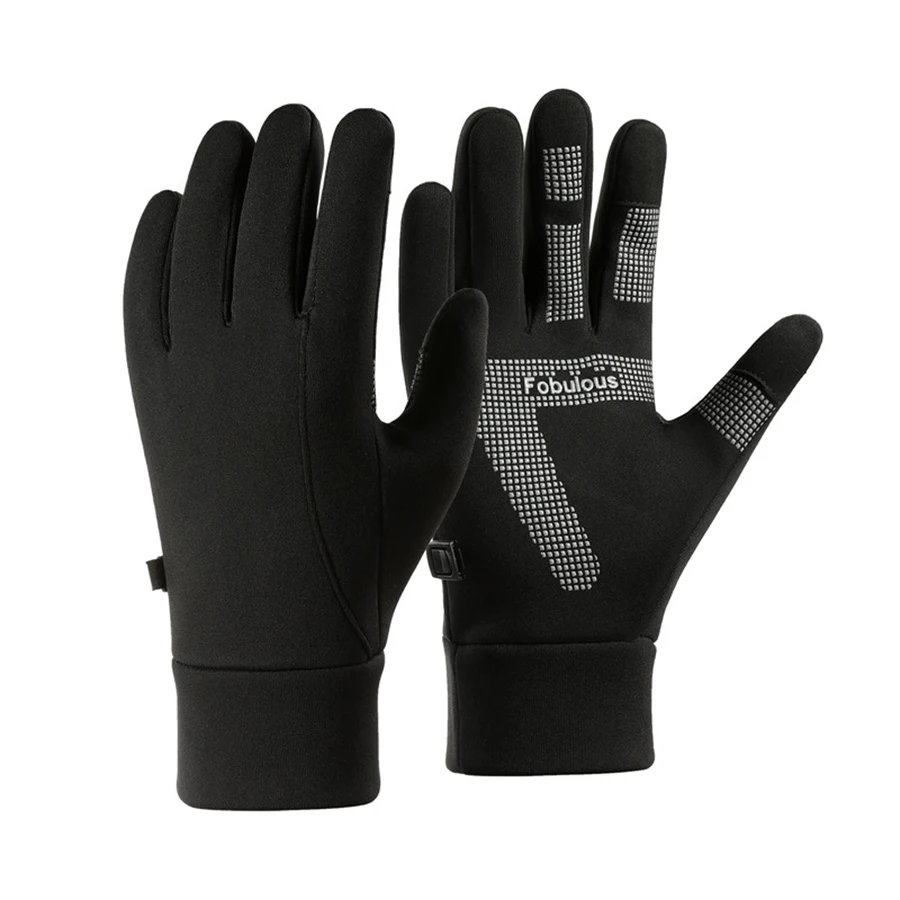 Wasserdichte und warme Outdoor-Handschuhe, Winter-Touchscreen, winddichte Reithandschuhe für Männer und Frauen, Sport mit dickem Samt, Wandern
