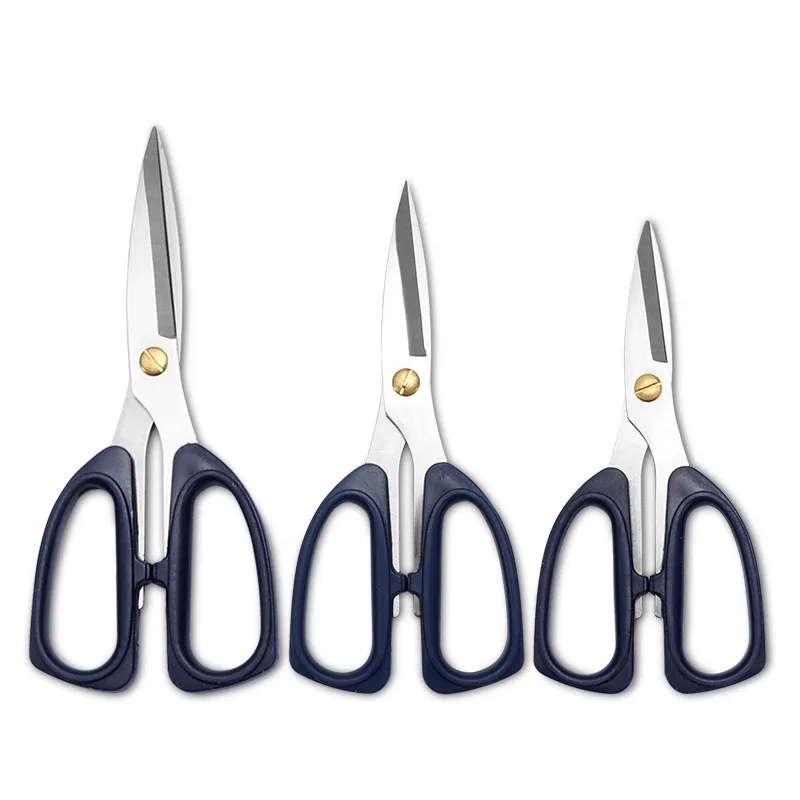 

17.5/18.5/19.5CM Paper Industrial Anti-rust Heavy Duty Kitchen PizzaBlue Household Office Scissors