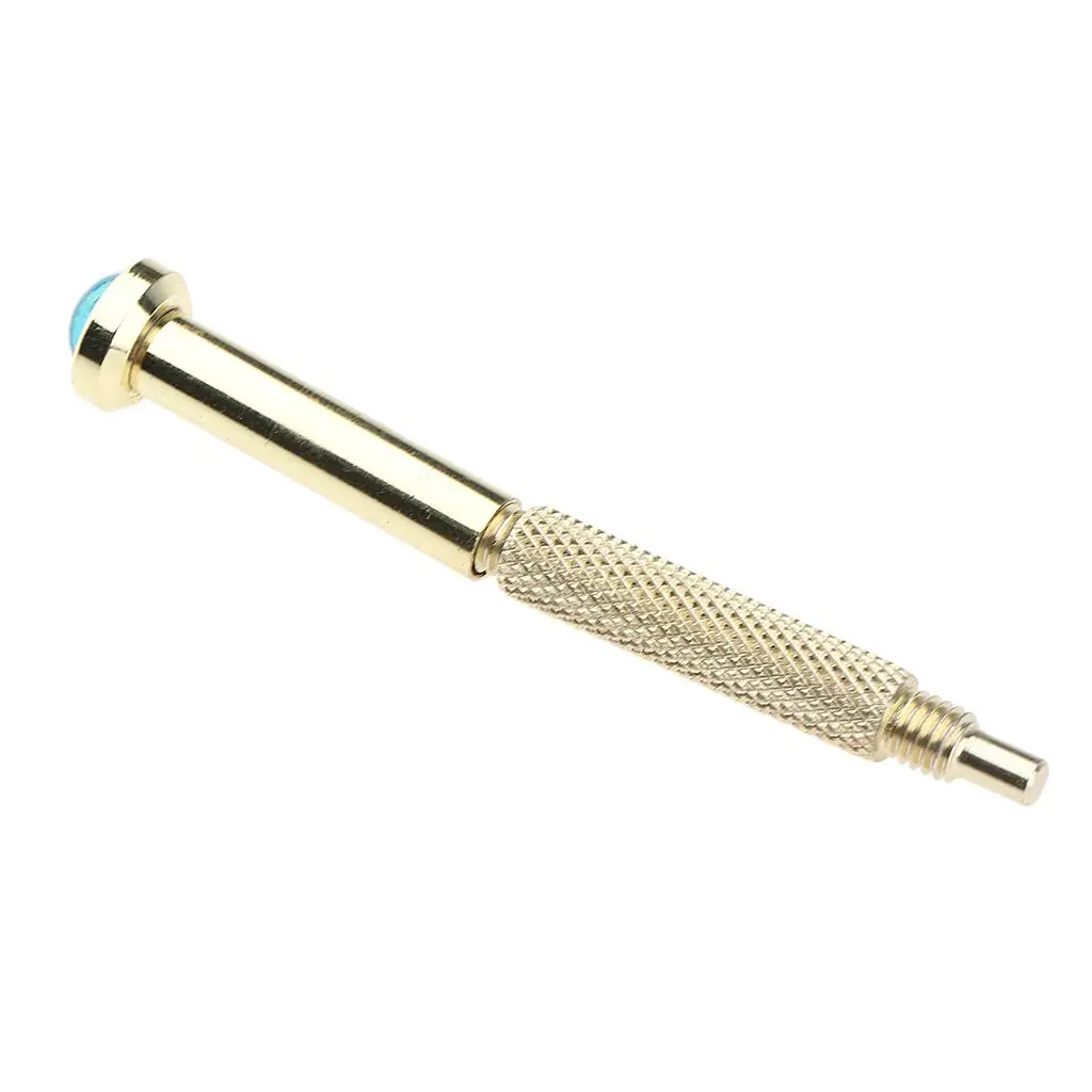 Perceuse à main dorée, Piercing pour Gel acrylique, applicateur de pointes d'ongles pour Nail Art, fourniture de pendentif en strass