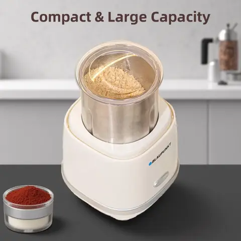 Blaupunkt Herb Grinder Pulverizer Sesame Machine Electric Kitchen Appliances Beans Automatic Mini Food Processor Small Mill.