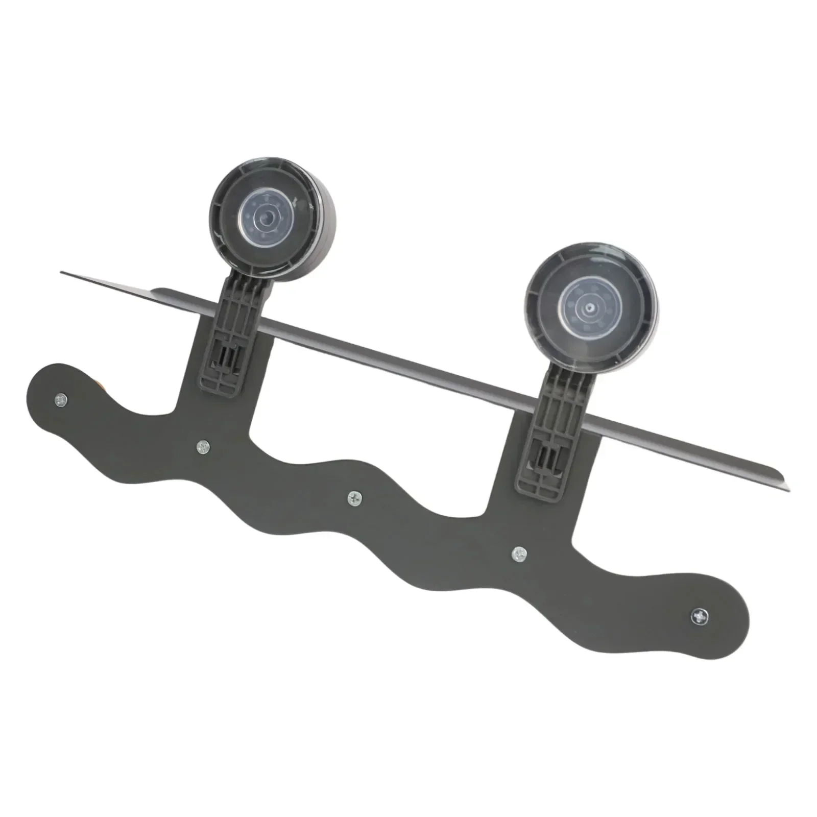 Carbon Steel Shelf Adsorption Type Rack Clutter Reduction Grey Hassle-Free Installation Interior Decor Accessory