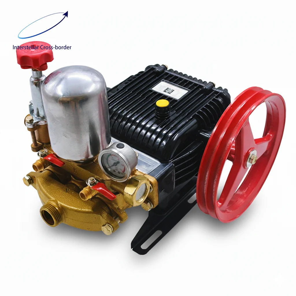 

Сельскохозяйственный 3-цилиндровый плунжерный насос высокого давления, безмасляный, для распыления, сверхмощный сельскохозяйственный опрыскиватель