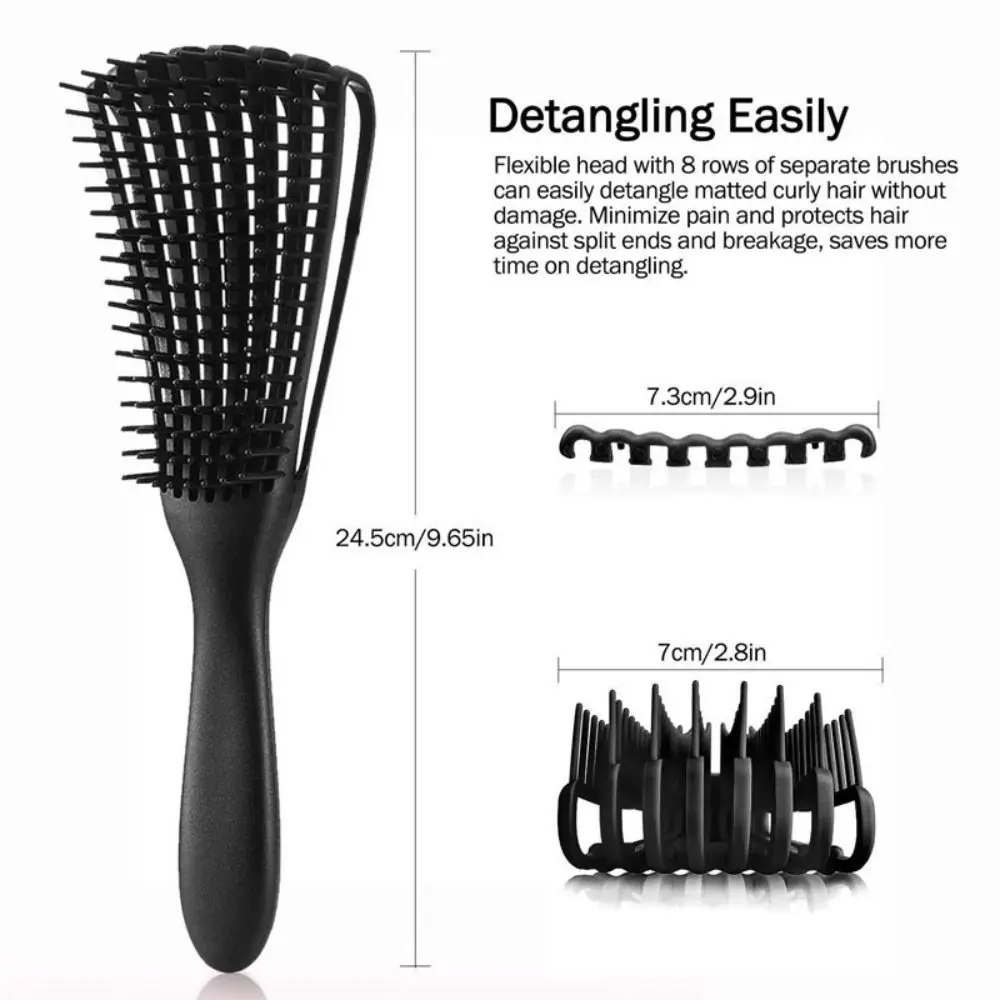 

5 Pcs New Plastic Hair Styling Tools Set Spray Bottle Tip Tail Comb Hair Care Kit Unisex Hair Tools Teasing Hair Brush