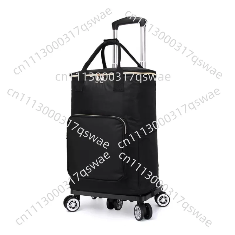 Shopping Cart Small Trolley Retractable Folding Trolleycart Universal Wheel Trolley Trailer Fresh-keeping Portable Shoppingcart