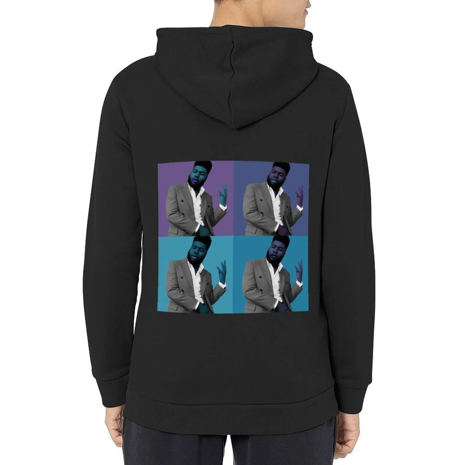 

Khalid Pop Art Hoodie blouse anime clothing men wear anime clothes big size hoodie