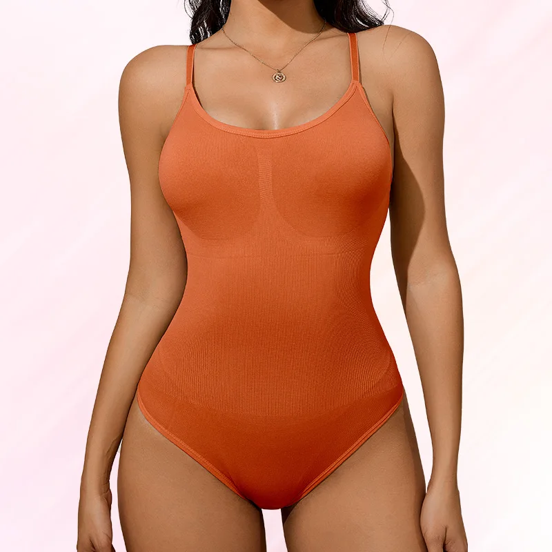 5 Pack Women's High-Waisted Bodysuits - Tummy Control Shapewear with Butt Lifting,Body Contouring Suit, Everyday