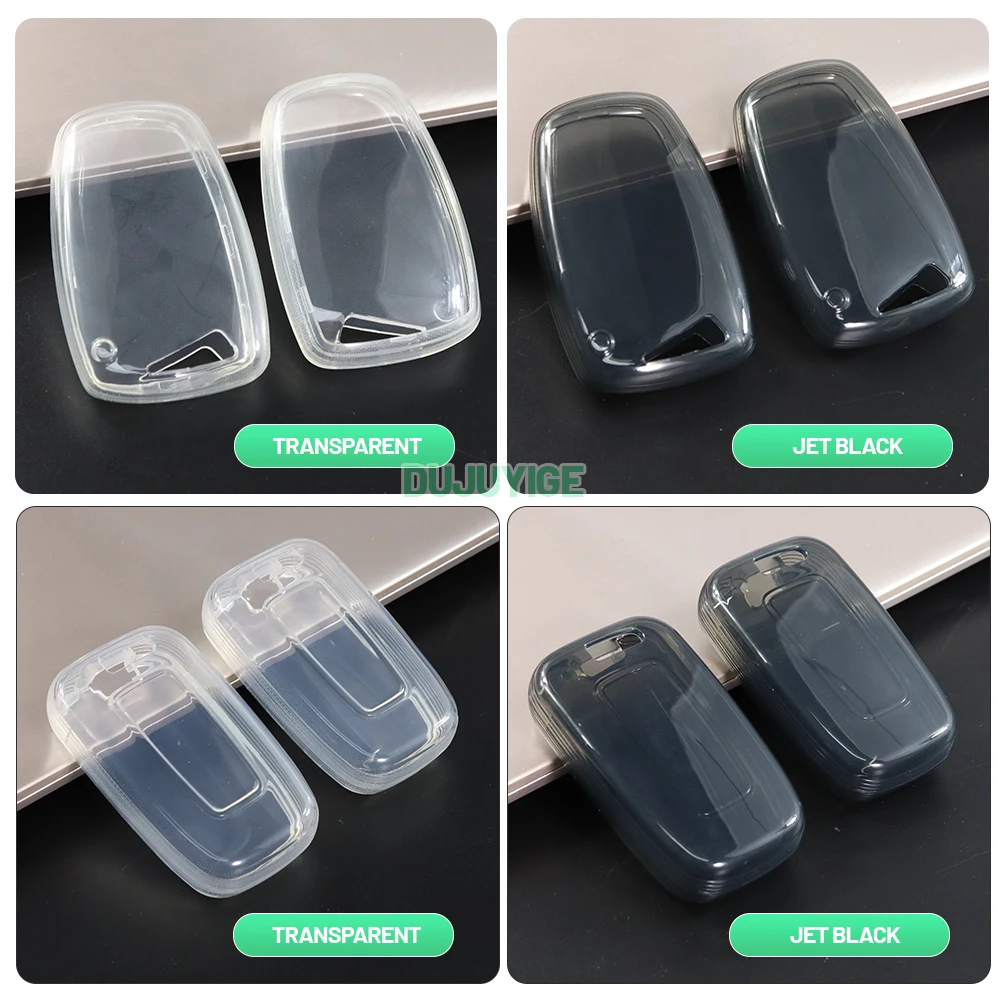 Clear TPU Car Key Case For Hyundai Grandeur/Azera HG 2011-2016 Key Fob Cover Protector Shell Auto Accessories 2012 2013 2014
