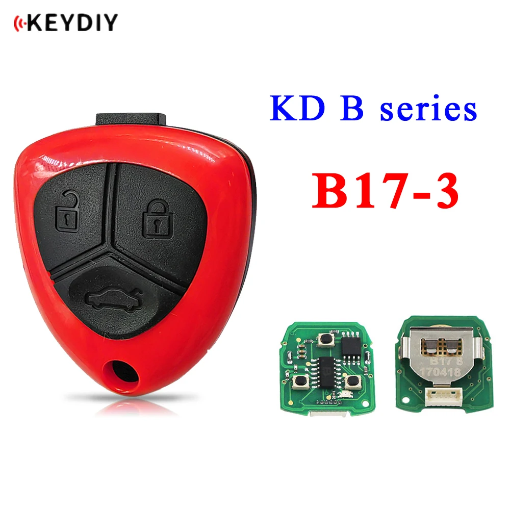 KEYDIY B Series B17-3 3 Button Universal KD Remote Control for KD900 URG200 KD-X2 mini KD for Ferrari Style