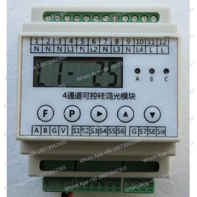

2 ~ 4 канала триак-тиристор/0-10 В/модуль управления затемнением, диммер для светодиодного освещения RS485 Modbus